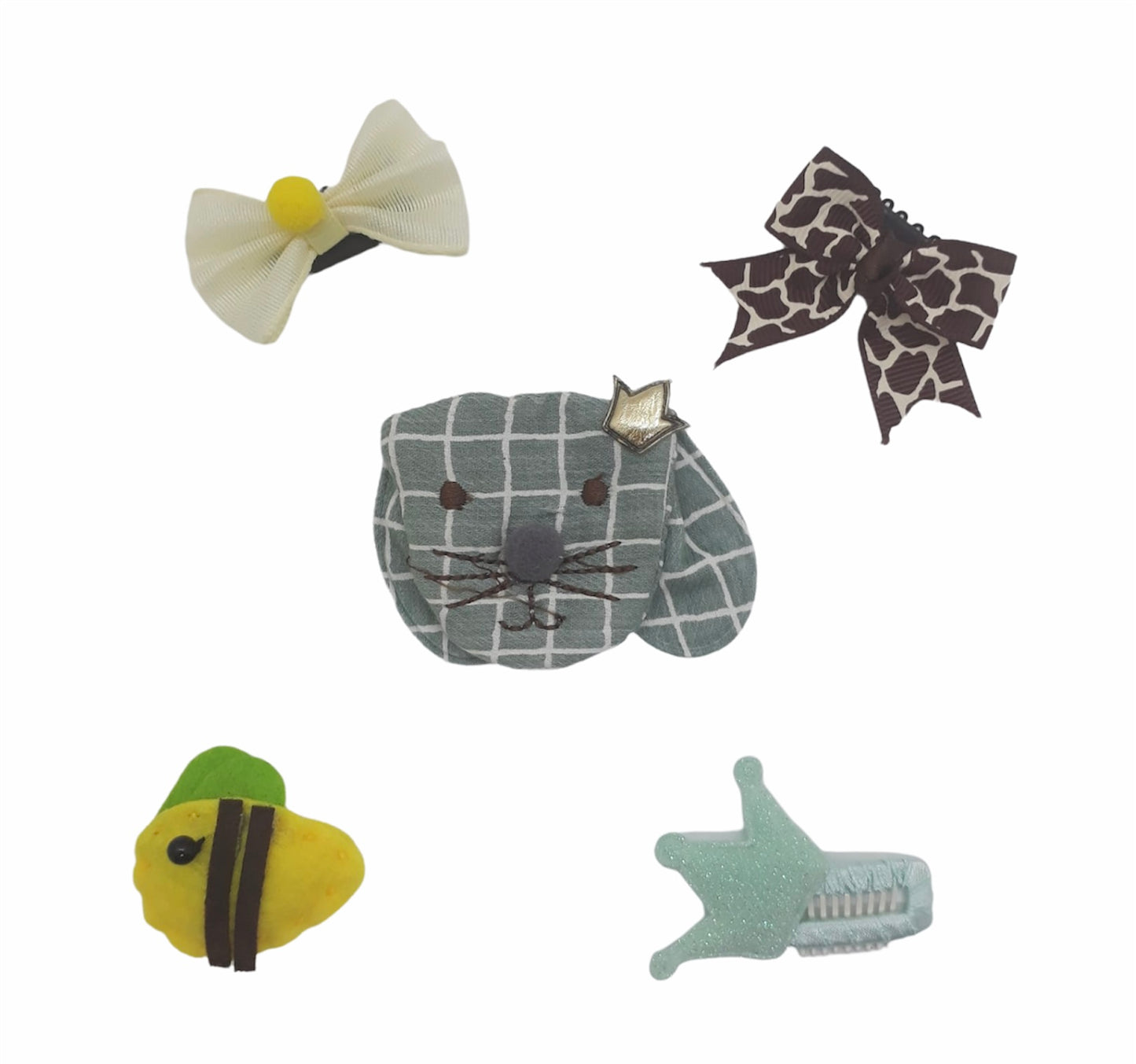 Clips Cabello Bebé x 5 Unds