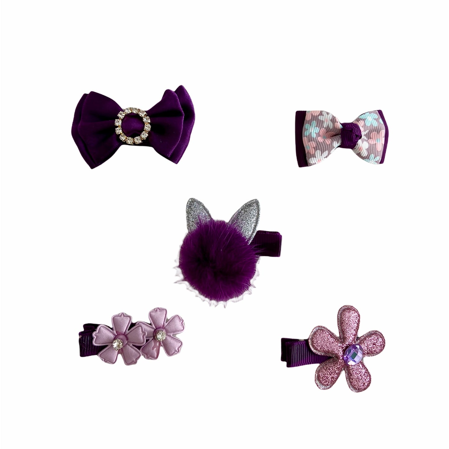 Pinzas de Cabello x 5 Unds