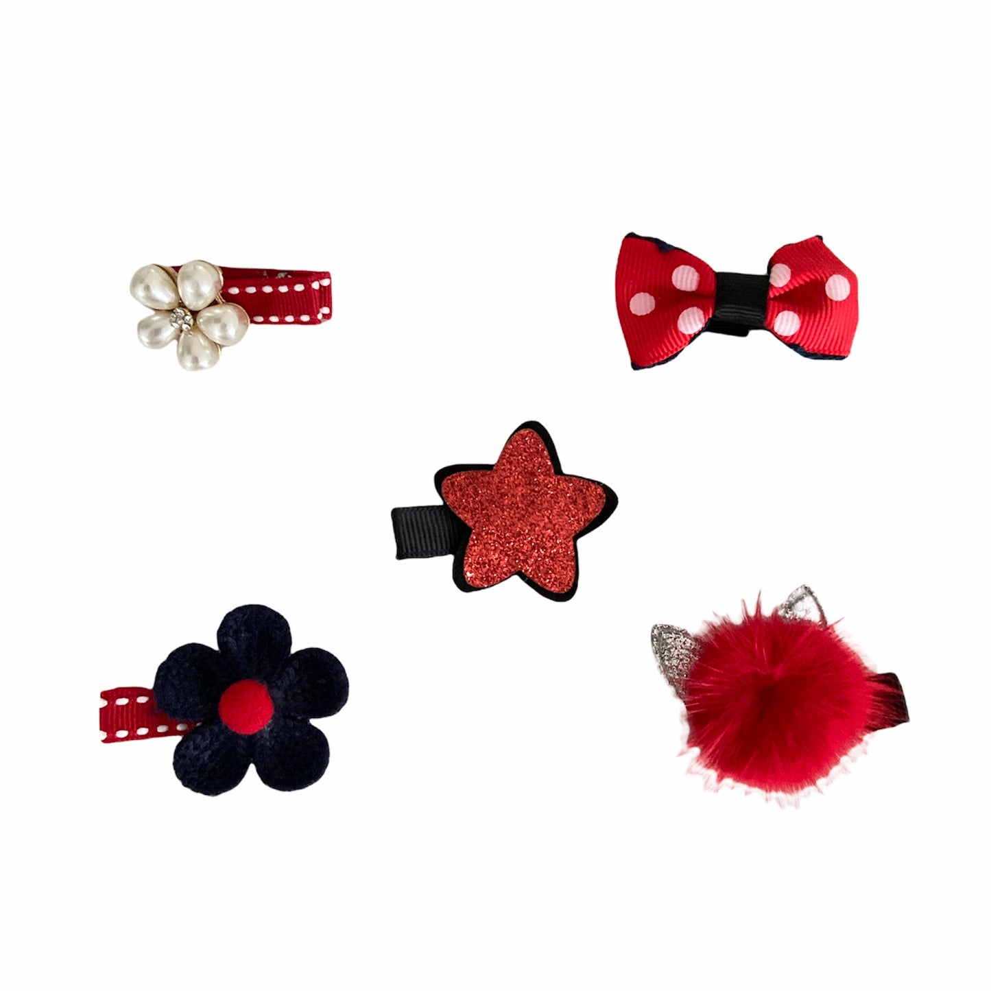Pinzas de Cabello x 5 Unds