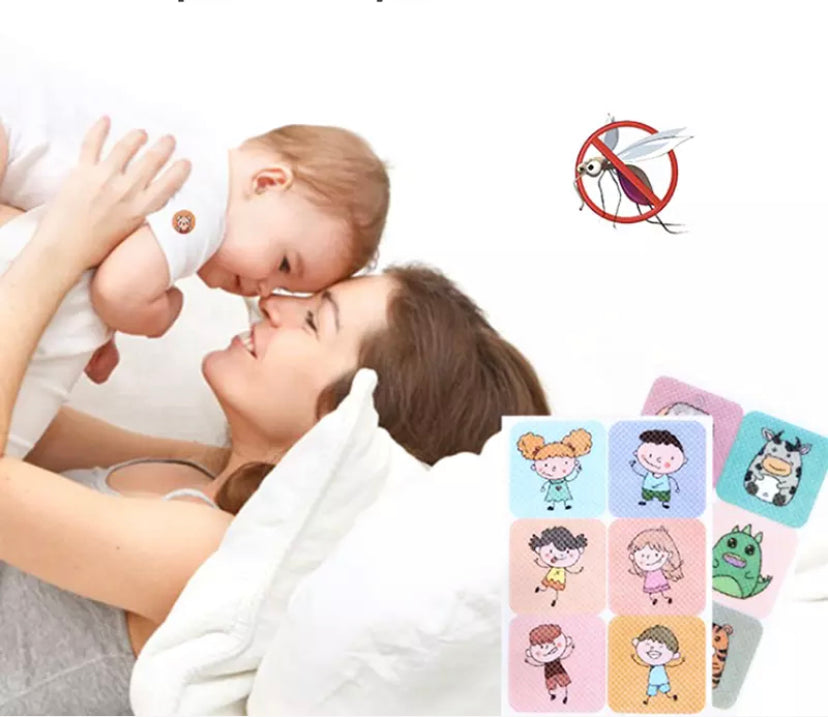 Stickers Repelentes de Mosquitos con Aceites Esenciales x 6
