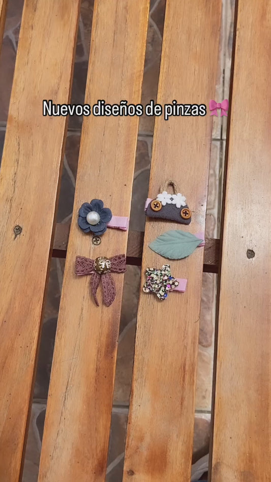 Pinzas de Cabello x 5 Unds