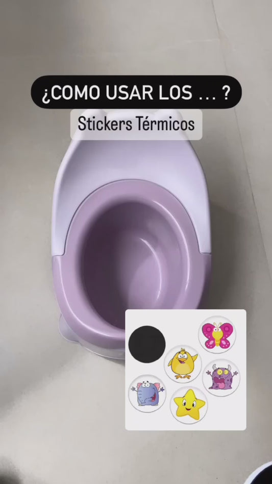 Stickers Térmicos X 5 unds Para dejar el pañal